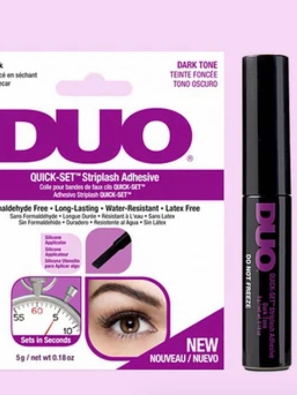 Urban Outfitters DUO Quick-Set Striplash Adhesive - Purple & Black